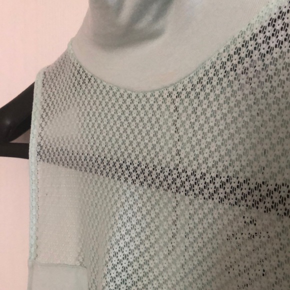 Express Mesh Lace Inset Sweetheart Neck Tank - Picture 8 of 8